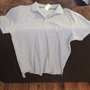 Men’s Med grey shirt sleeve collar shirt